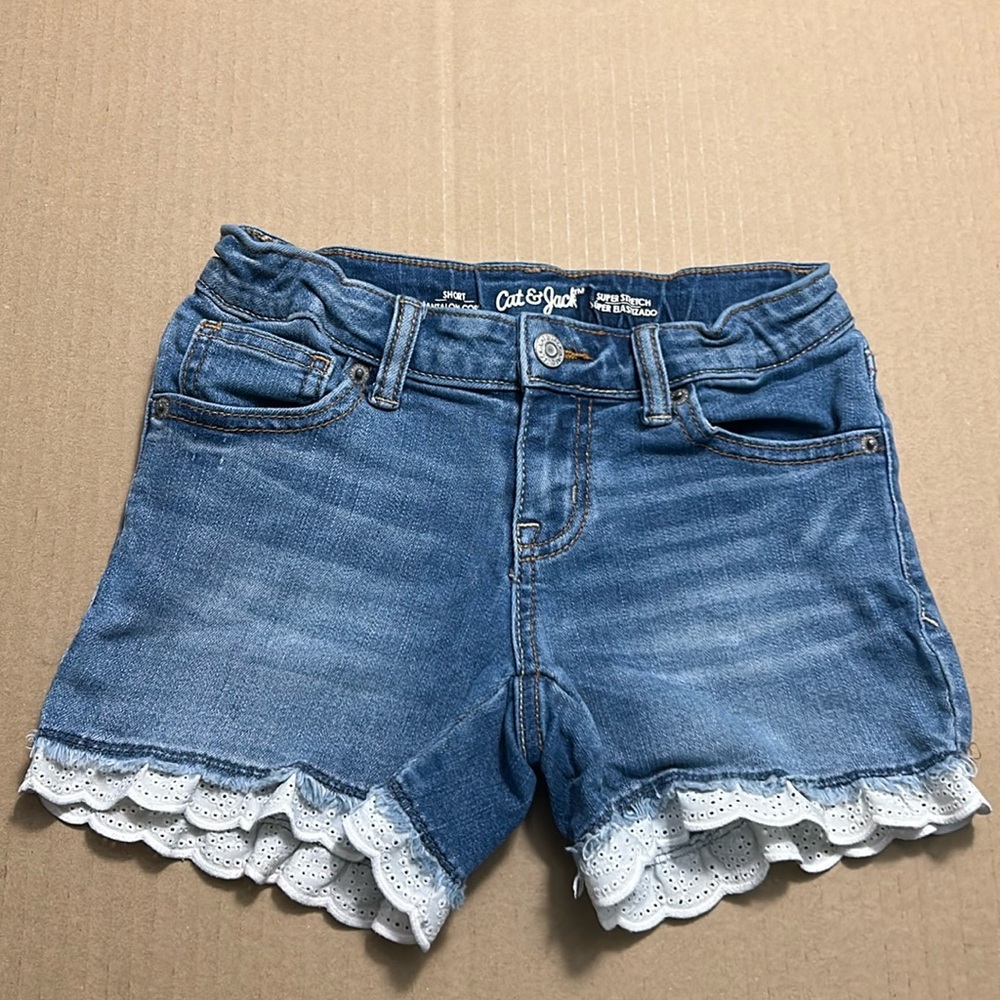 Cat & Jack kids Jean shorts medium